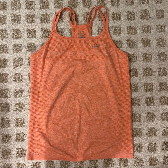 Nike Women's Orange Athletic Tank - Picture 1 of 3